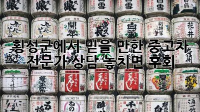 횡성군에서 믿을 만한 중고차 전문가 상담, 놓치면 후회! 🚗💨